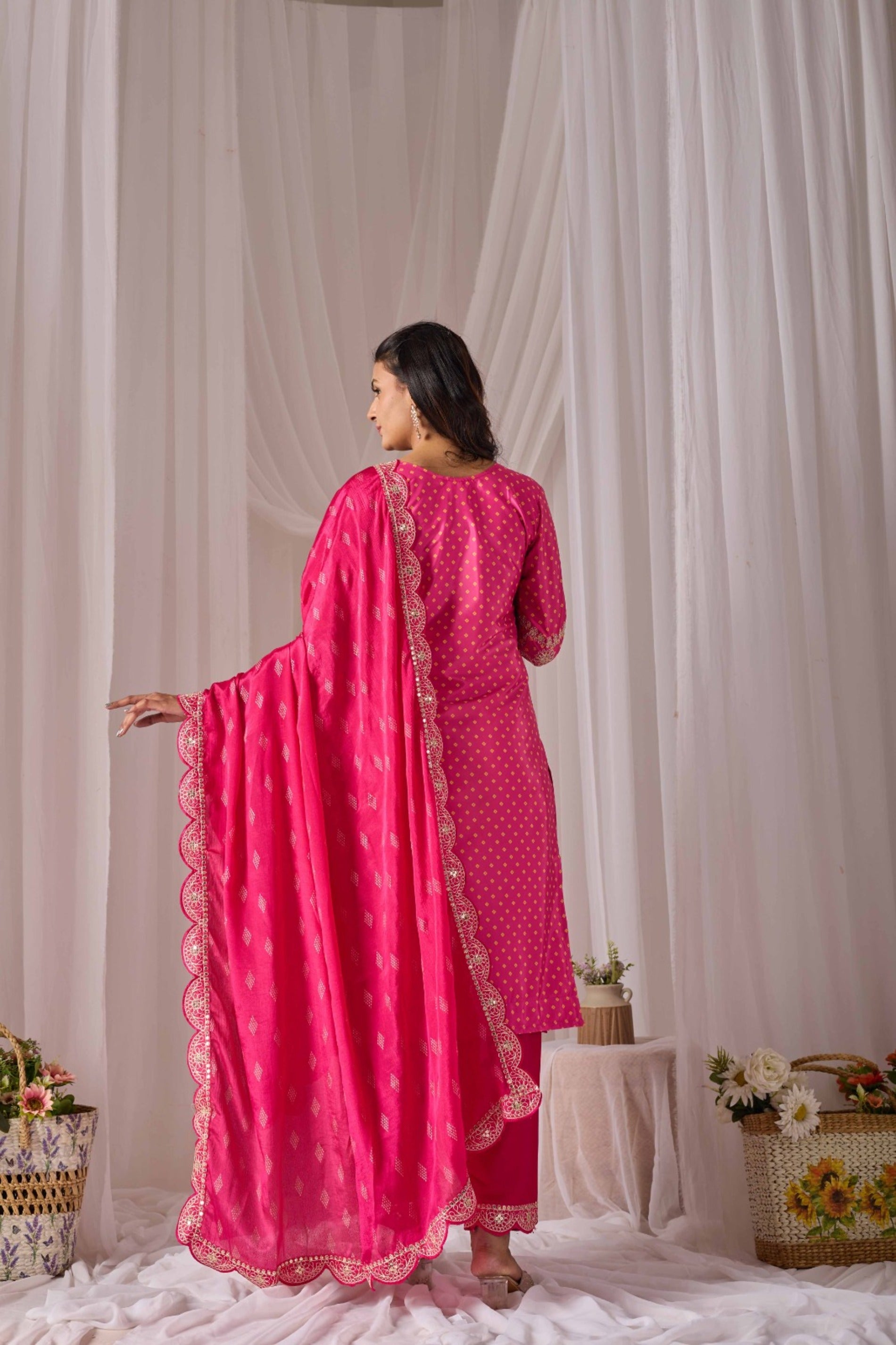 Trendy Orange Padding Set