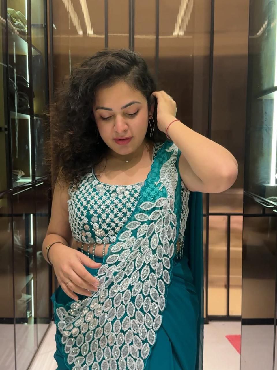 D 23 Morni Ready to Wear saree Rama.