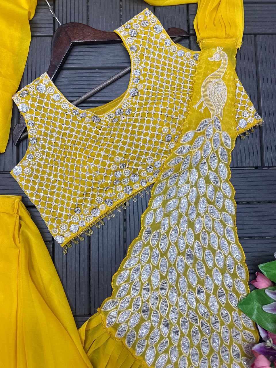 D 24 Morni Ready to Wear saree Mustard.