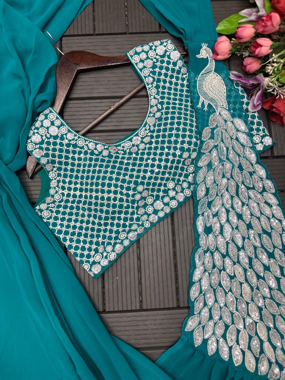 D 23 Morni Ready to Wear saree Rama.