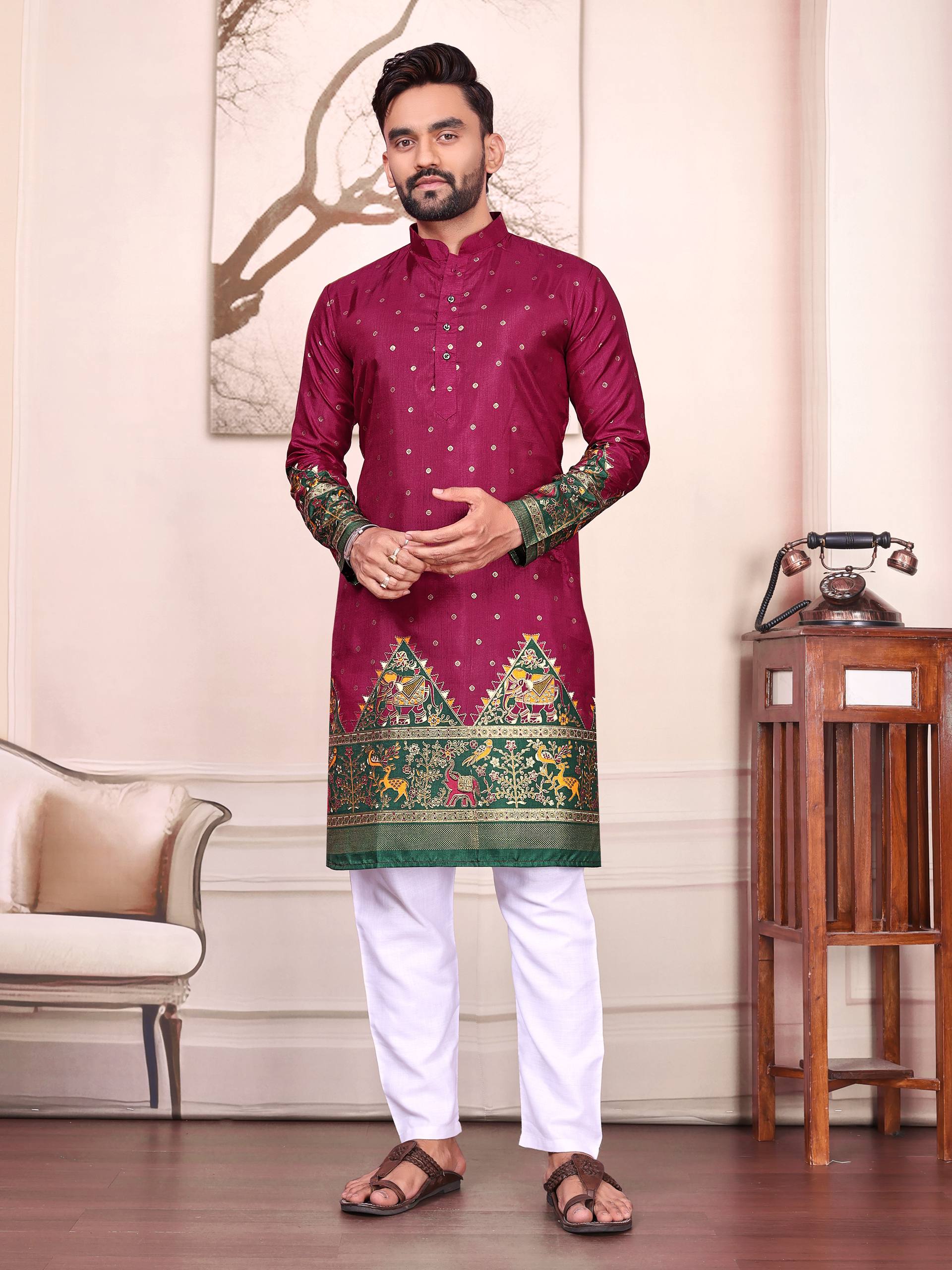 D 82 ✨ Royal Ethnic Red Couple Collection ✨