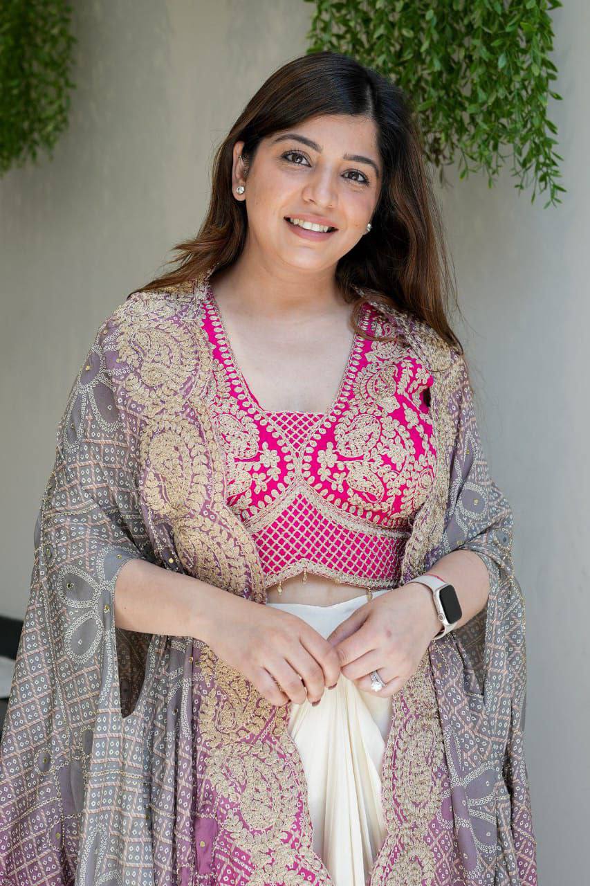 D 96✨ Elegant Festive Lehenga Set with Embroidered Blouse &amp; Designer Dupatta ✨