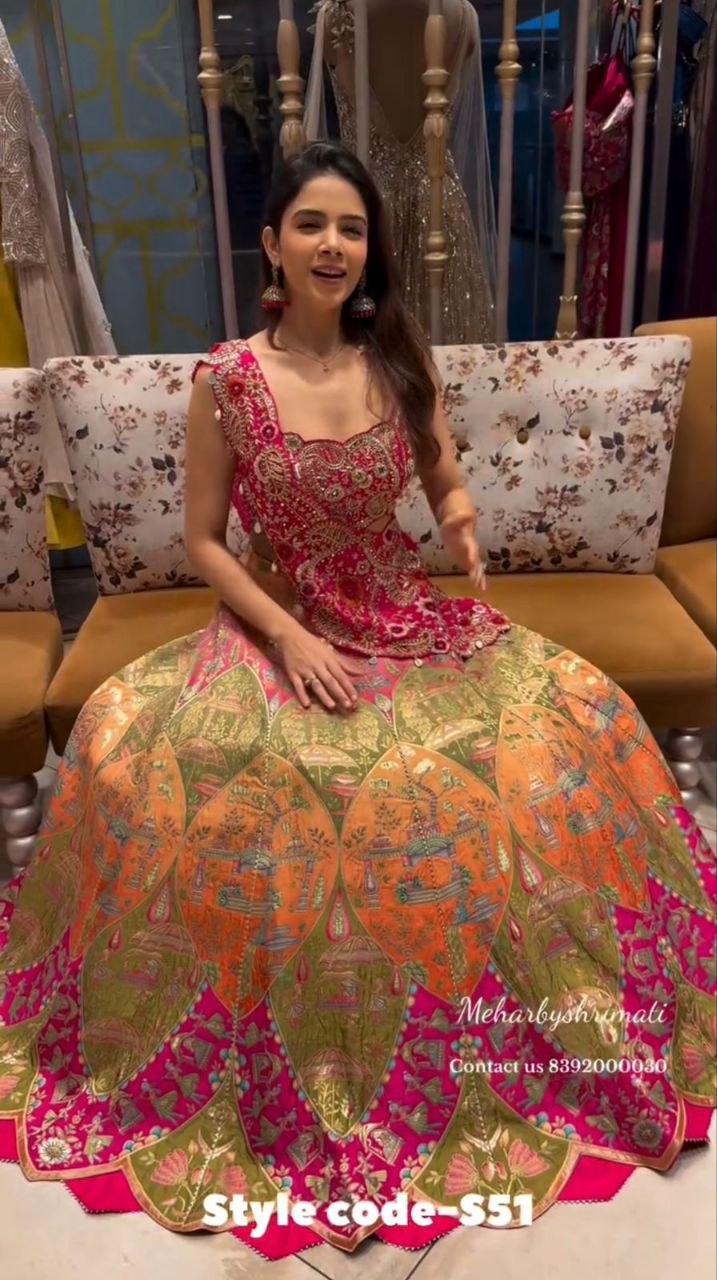 Luxury Ethnic Lehenga Choli for Women