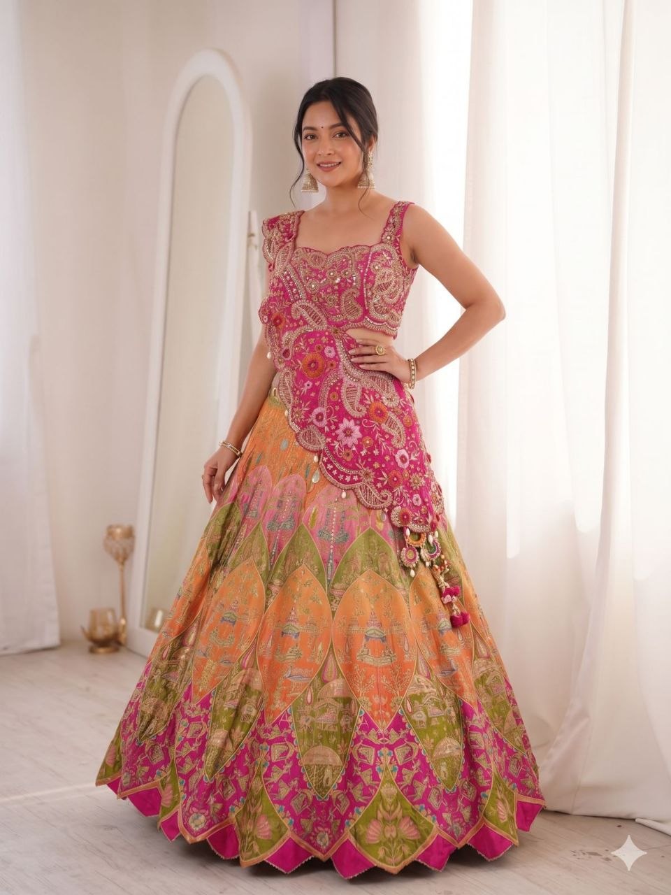 Luxury Ethnic Lehenga Choli for Women