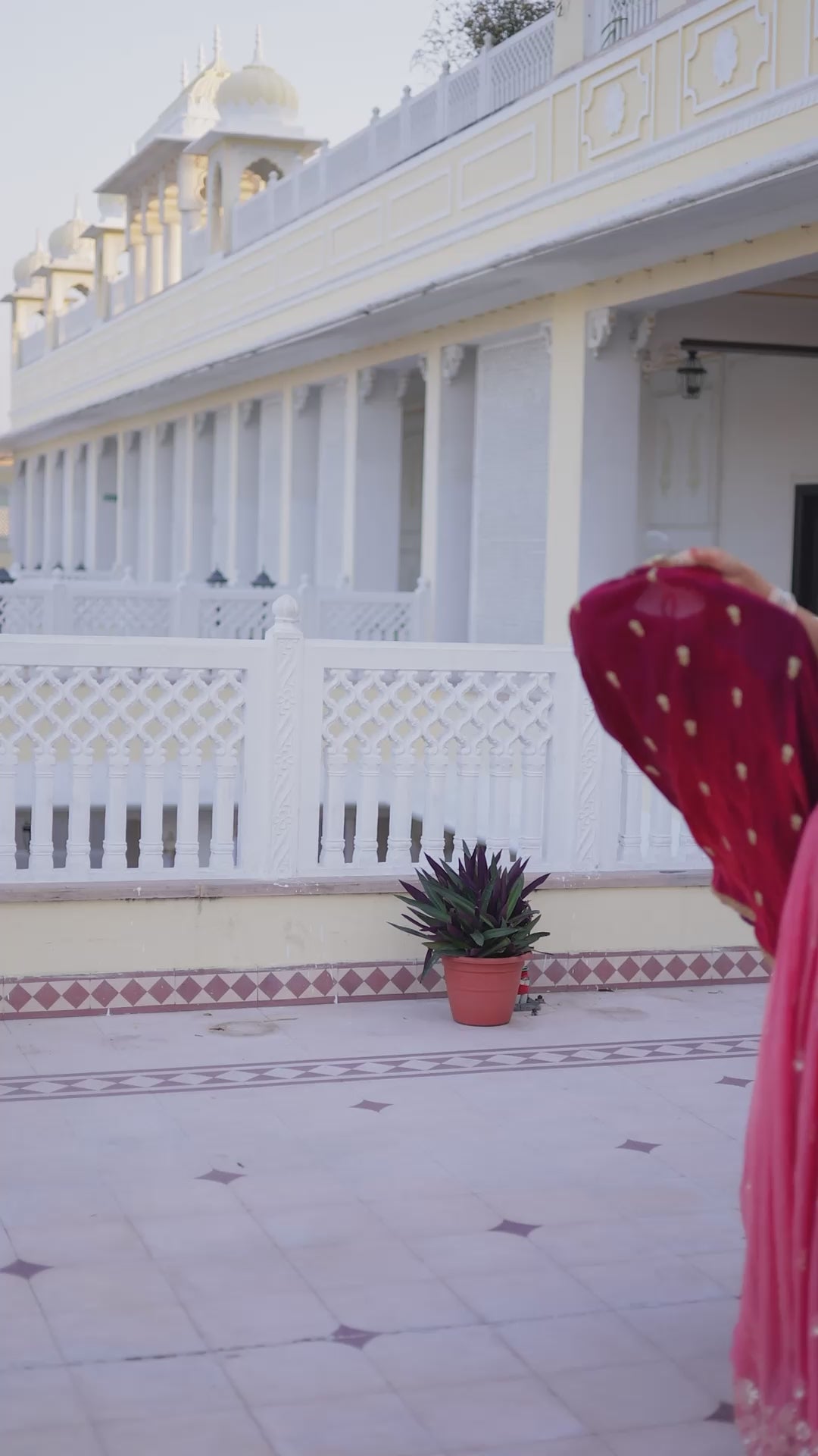 D 17 Elegant Maroon Embroidered Lehenga Choli Set