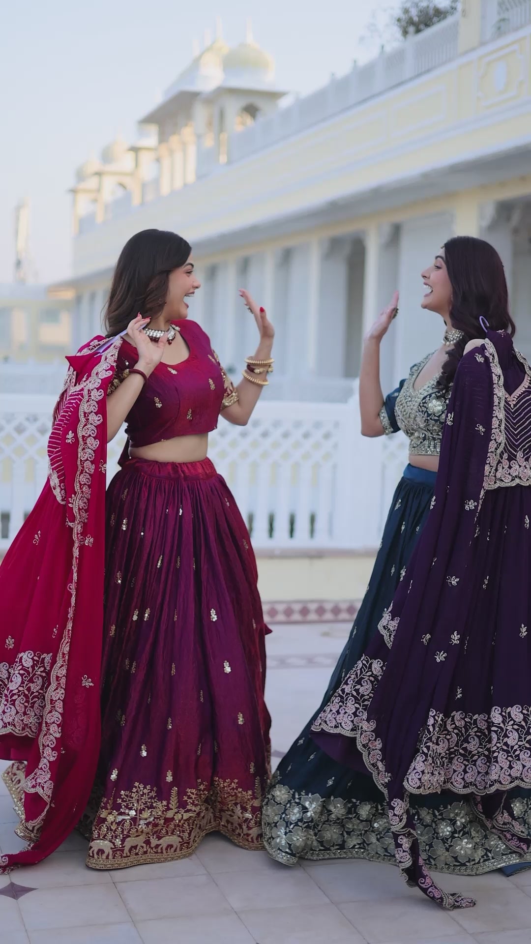 D 99 👇  💜 Designer Festive Lehenga Set 💜