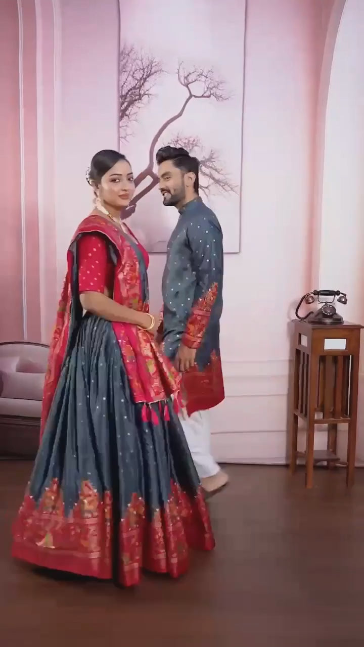 D 84 ✨ Royal Ethnic GrayCouple Collection ✨