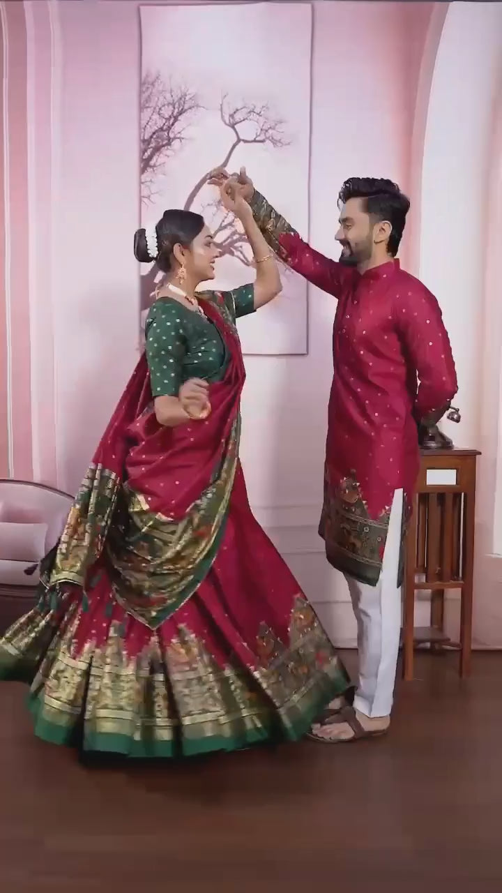 D 82 ✨ Royal Ethnic Red Couple Collection ✨