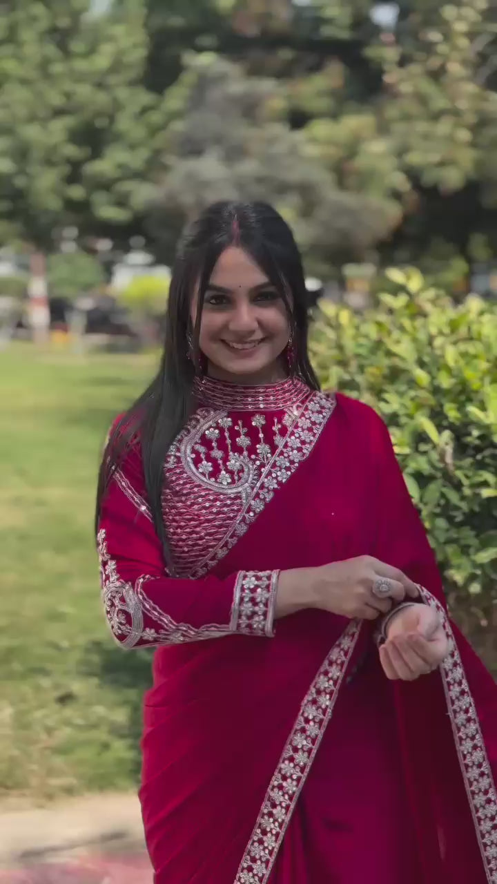 D 85 ✨ Grace in Crimson Elegance ✨